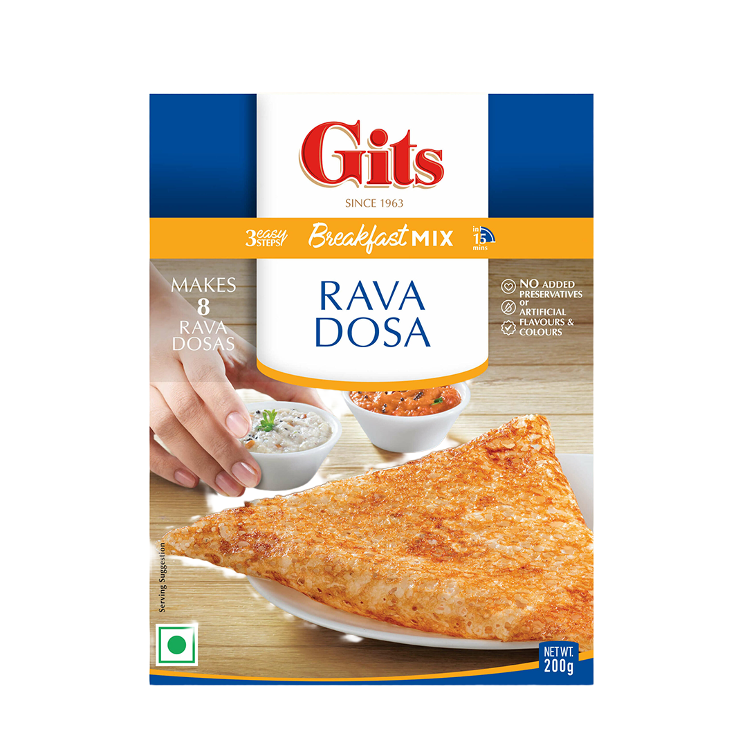 Gits Rava Dosa Instant Breakfast Mix 500g