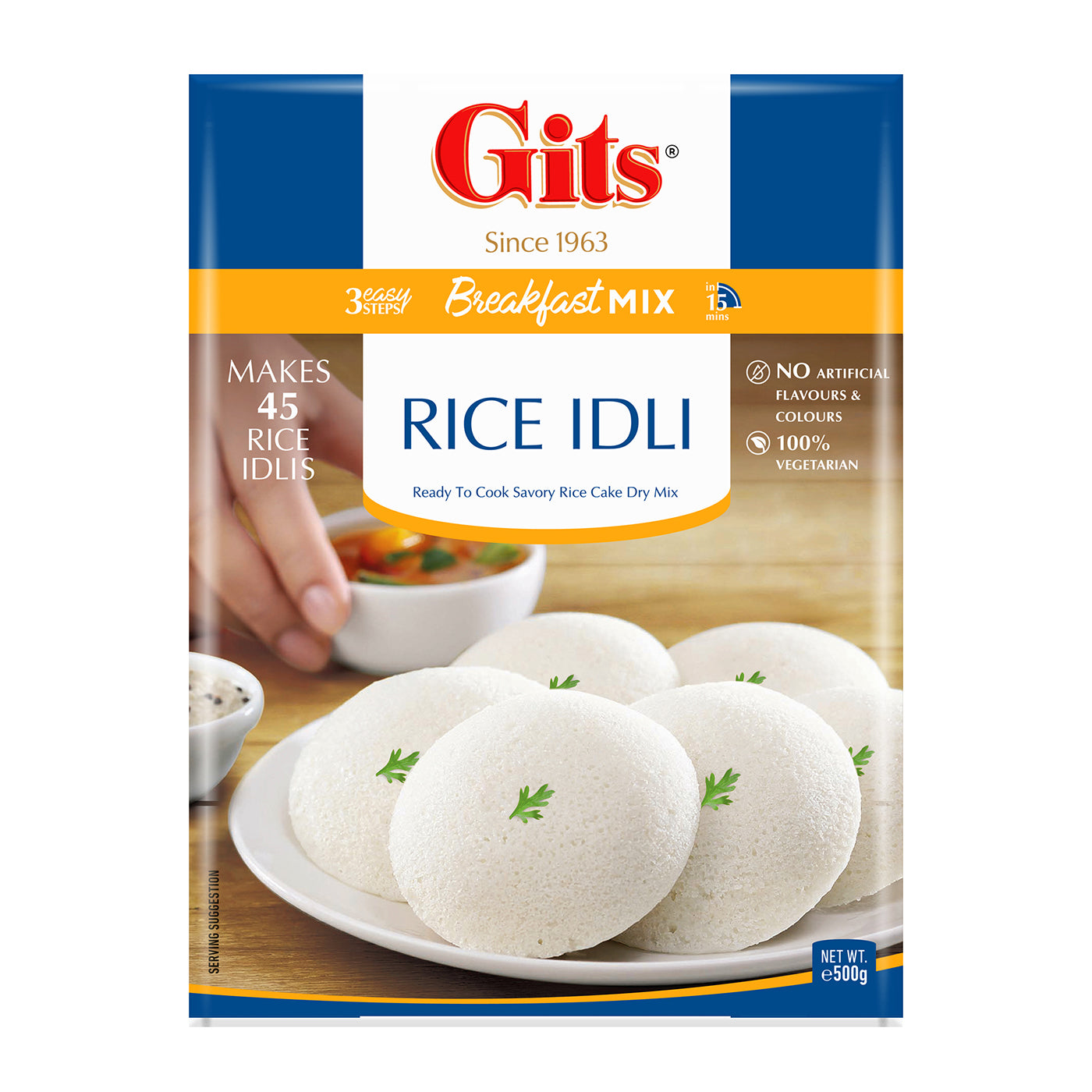 Gits Rava Idli Instant Breakfast Mix 500g