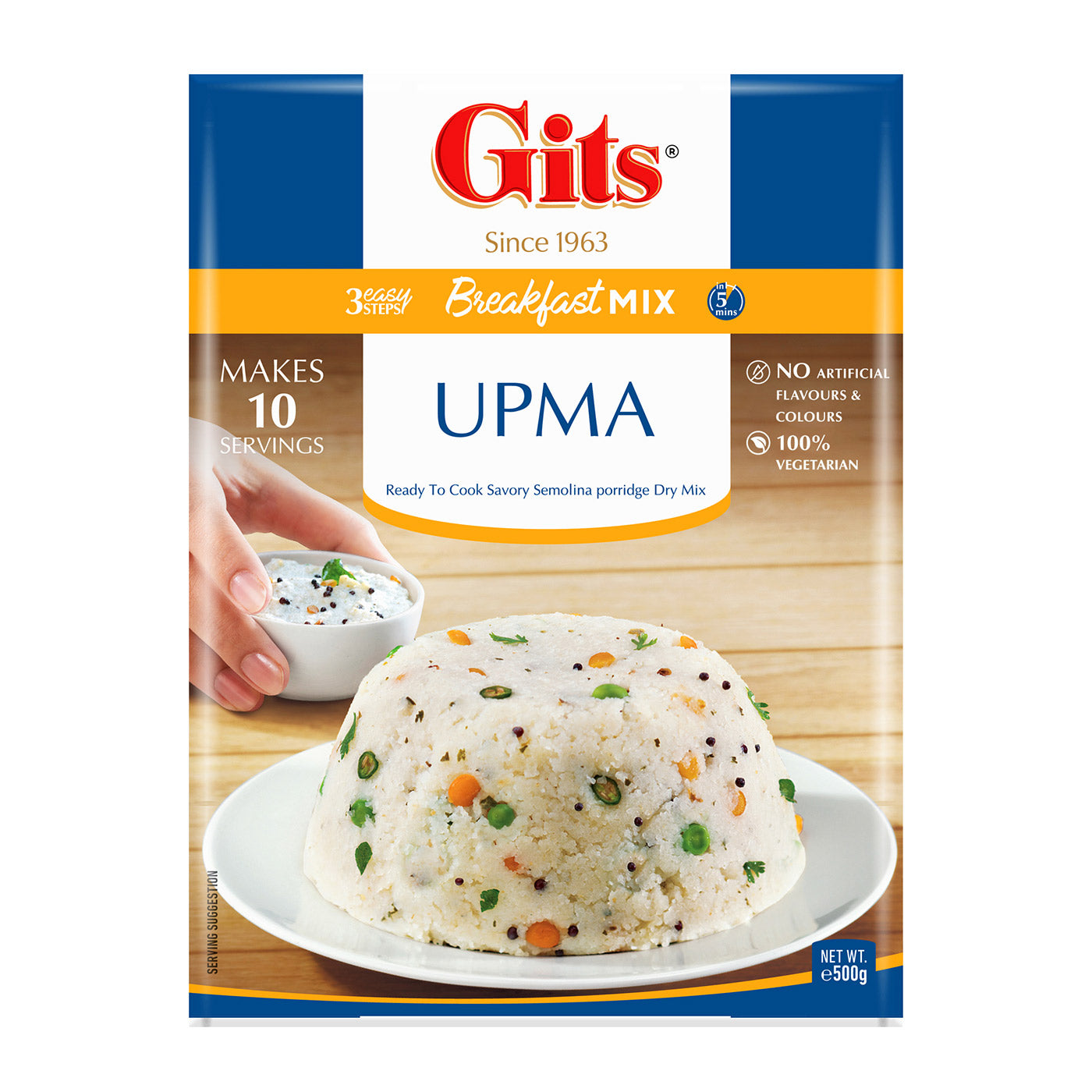 Gits Upma Instant Breakfast Mix 500g