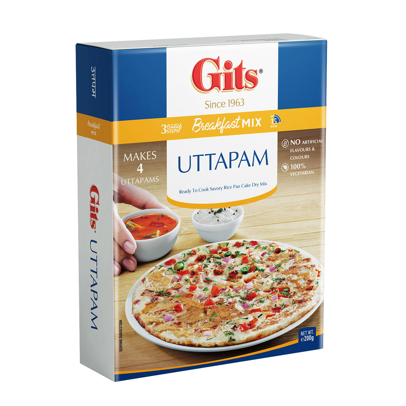Gits Uttapam Instant Breakfast Mix 200g