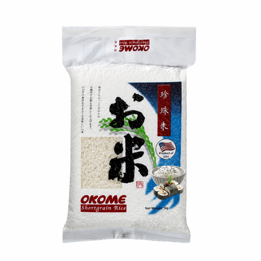 Okome Short Grain Rice 1kg – ShopMustafa
