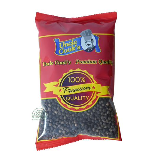 Uncle Cook's Spices Black Pepper Whole 250g