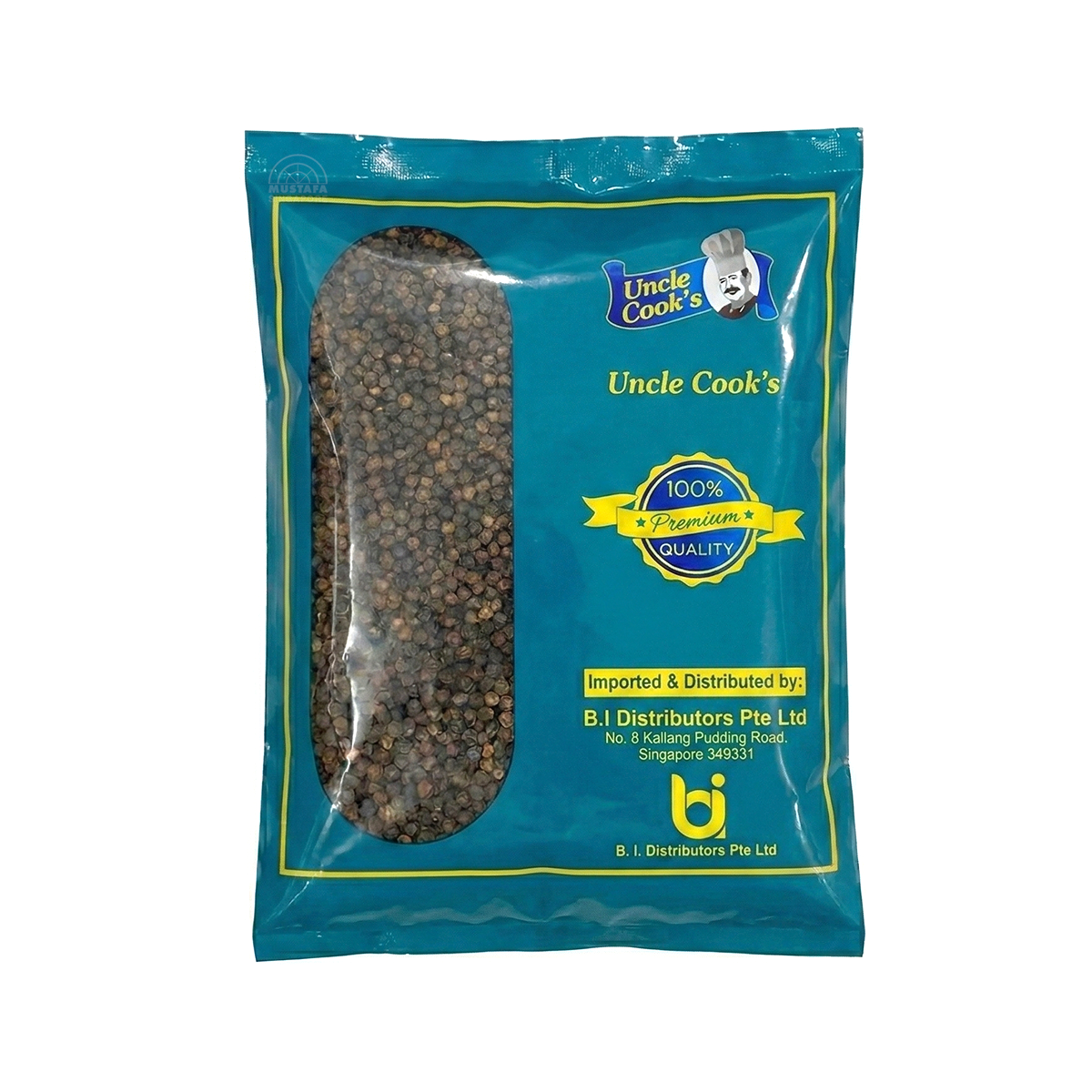 Uncle Cook's Spices Black Pepper Whole 500g