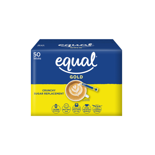 Equal Gold Crunchy Sugar Replacement 50 sticks 50g