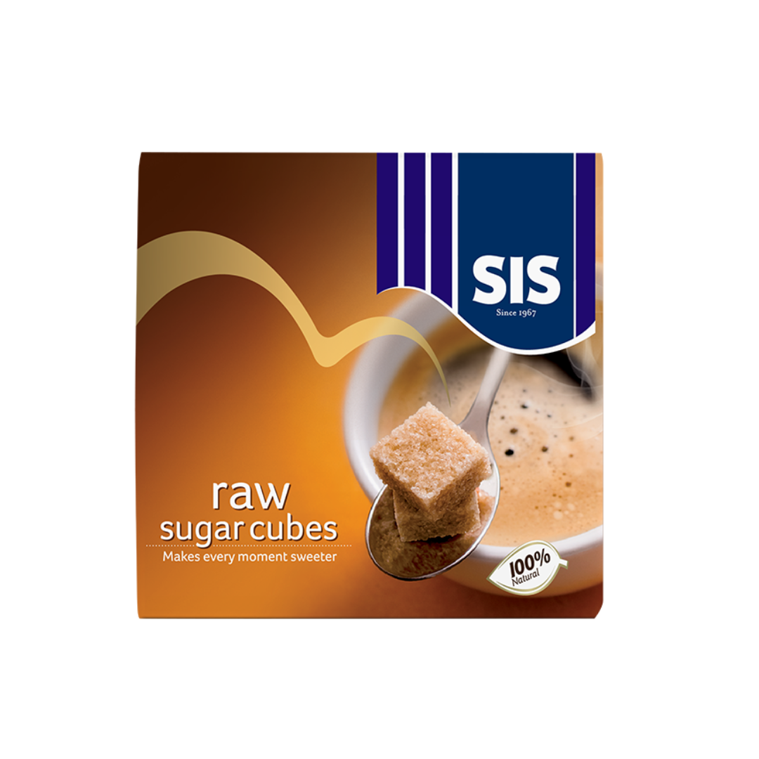 SIS Raw Sugar Cubes 454g