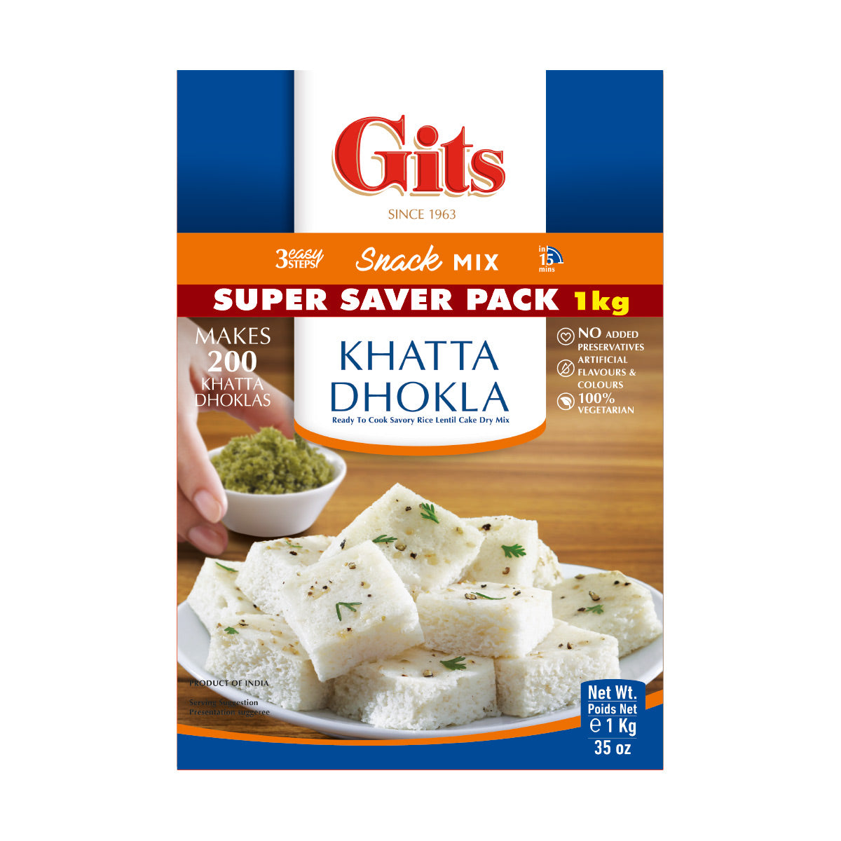 Gits Khatta Dhokla 1kg