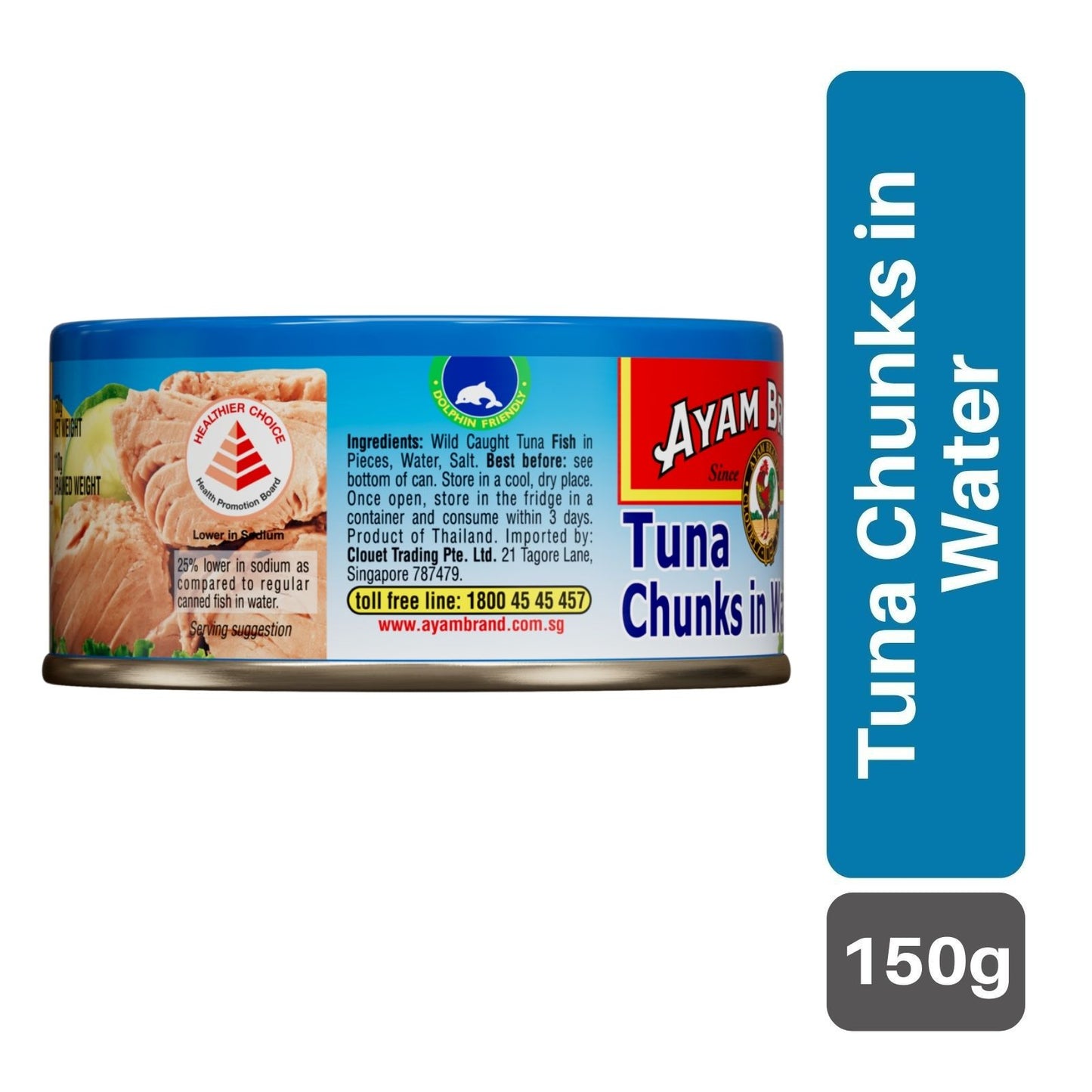 Ayam Brand Tuna Chunks in Water 150g