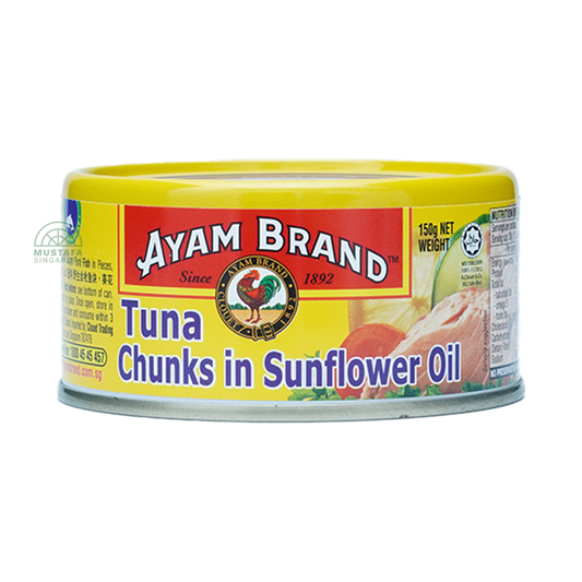 Ayam Brand Tuna Chunks in Sunflower Oil 150g