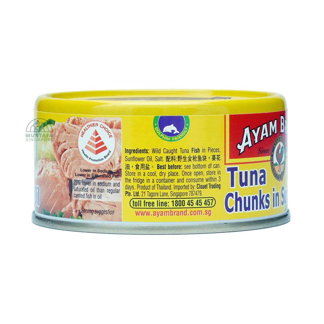 Ayam Brand Tuna Chunks in Sunflower Oil 150g