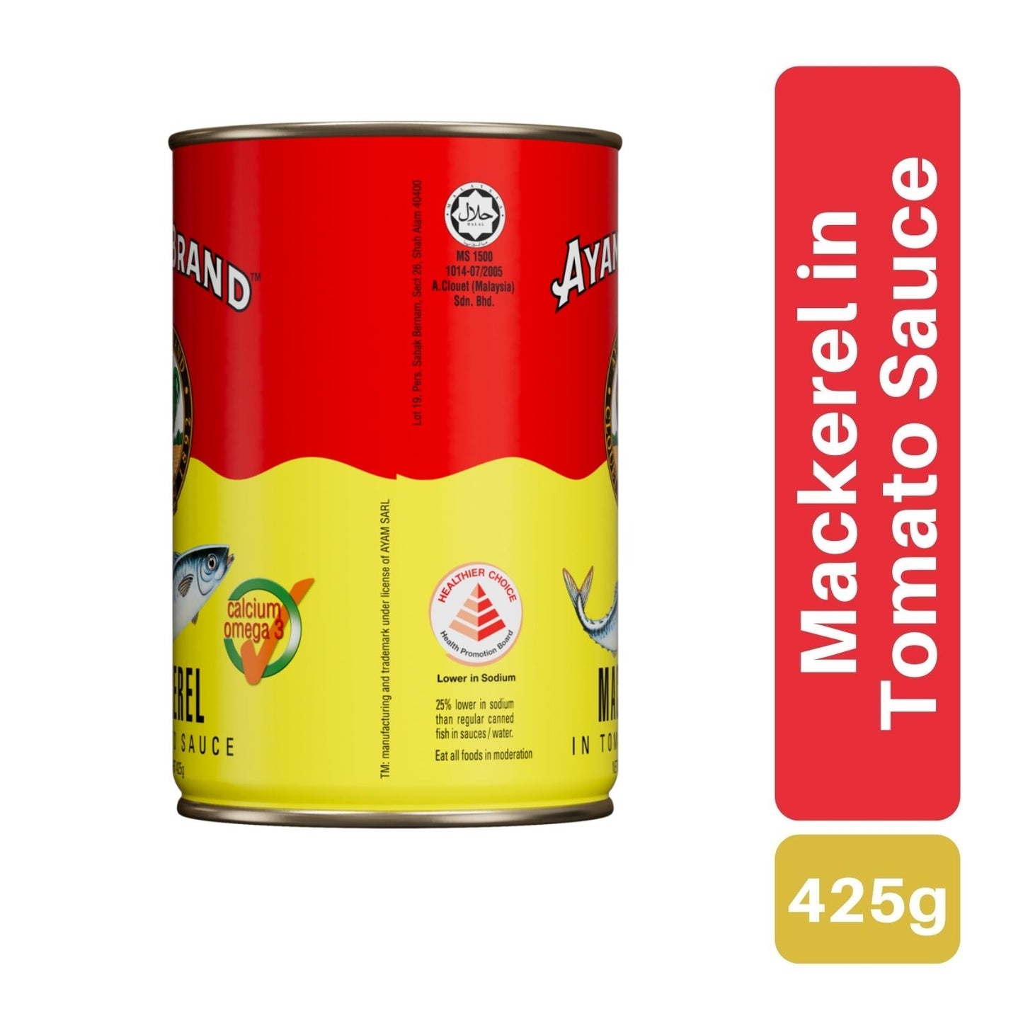 Ayam Brand Mackerel Tall 425g