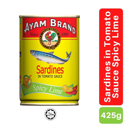 Ayam Brand Sardines in Tomato Sauce (Spicy Lime) 425g