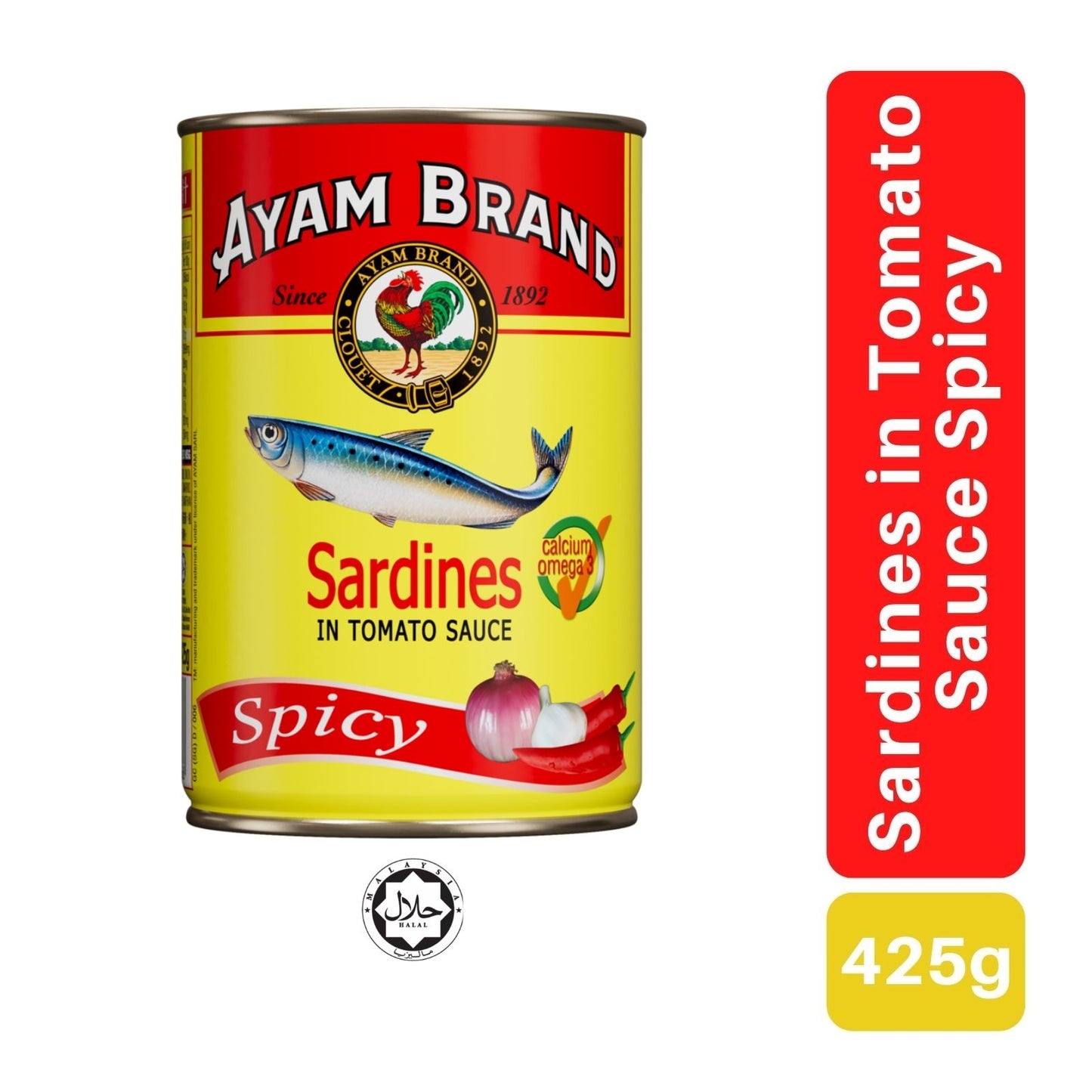 Ayam Brand Spicy Sardines 425g