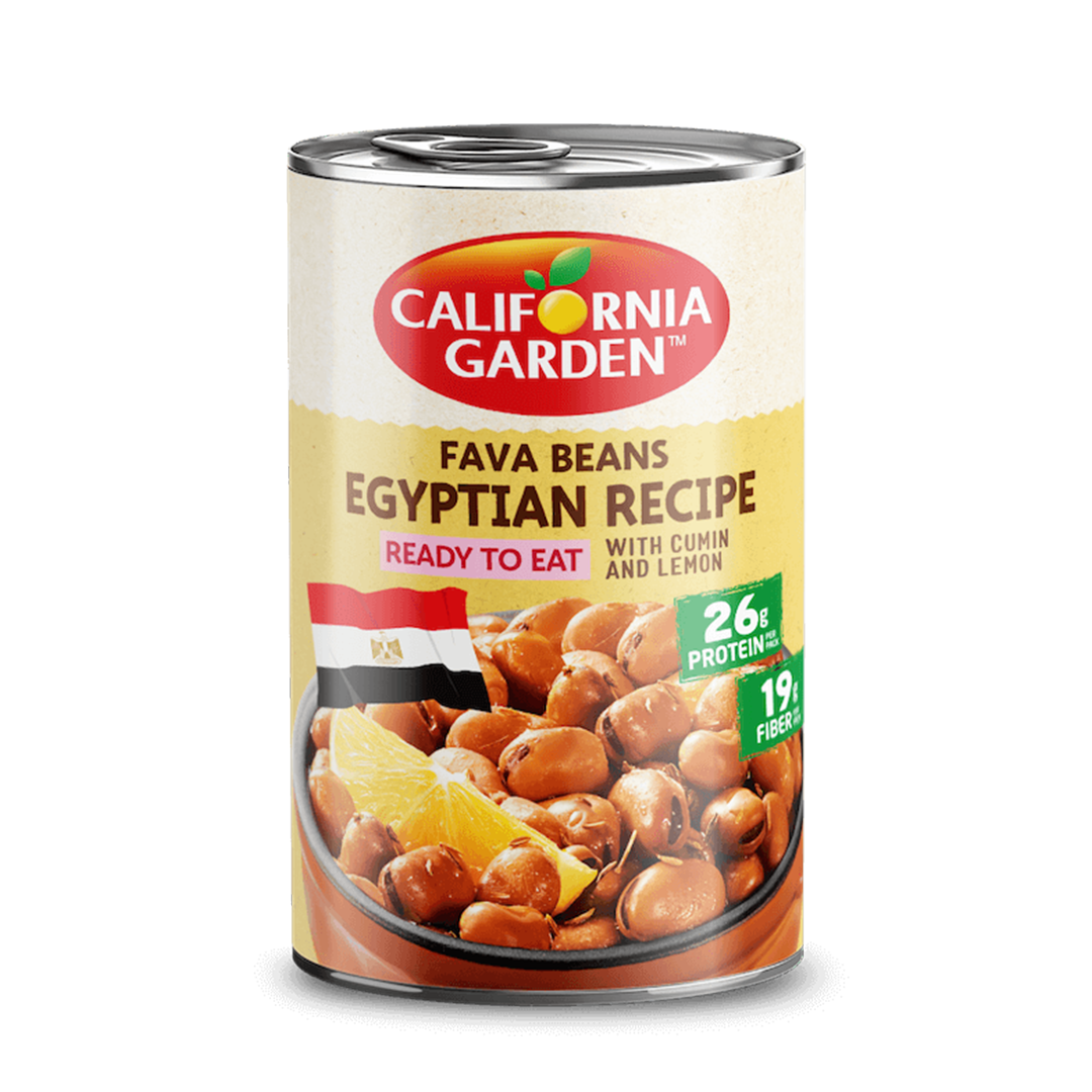 California Garden Fava Beans Egyptian Recipe with Cumin and Lemon 450g