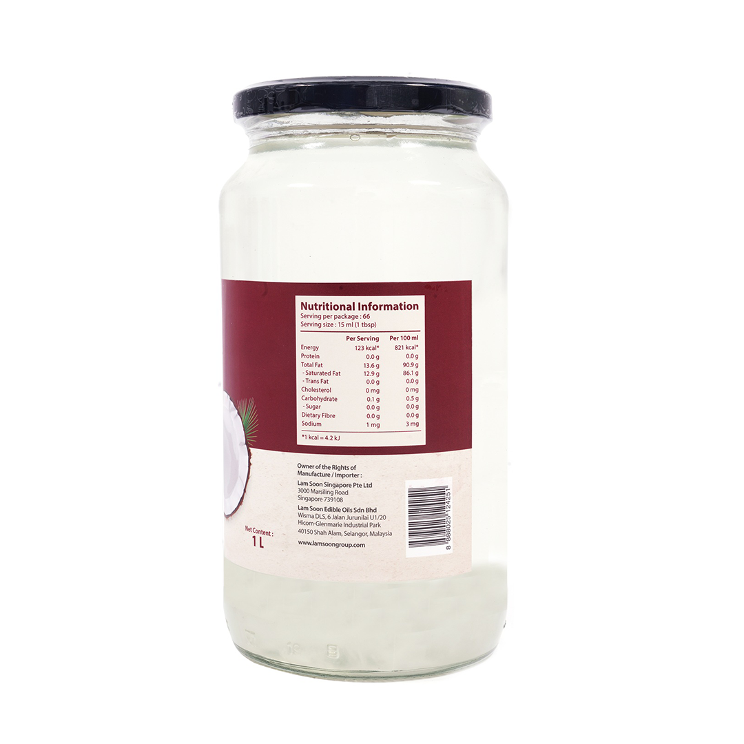 Naturel Organic Extra Virgin Coconut Oil 1L