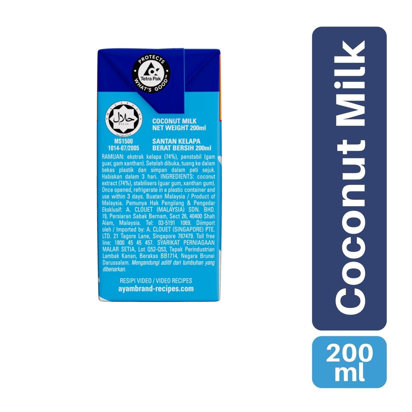 Ayam Brand Coconut Milk 200ml