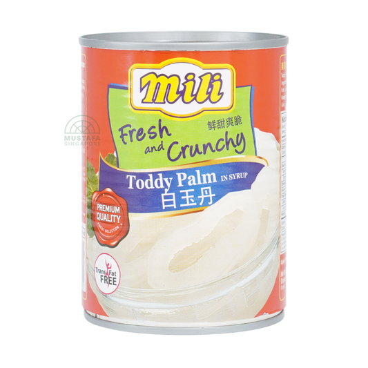 Mili Fresh and Crunchy Toddy Palm in Syrup 565g