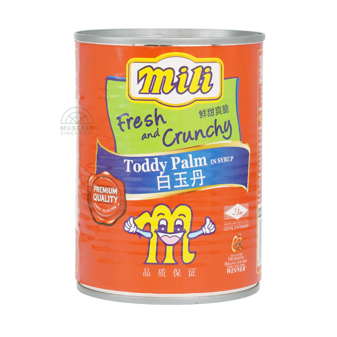 Mili Fresh and Crunchy Toddy Palm in Syrup 565g