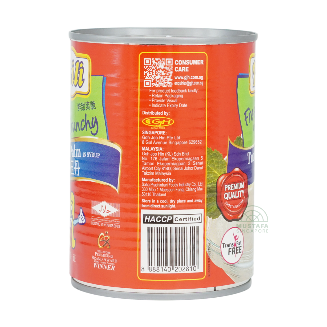 Mili Fresh and Crunchy Toddy Palm in Syrup 565g