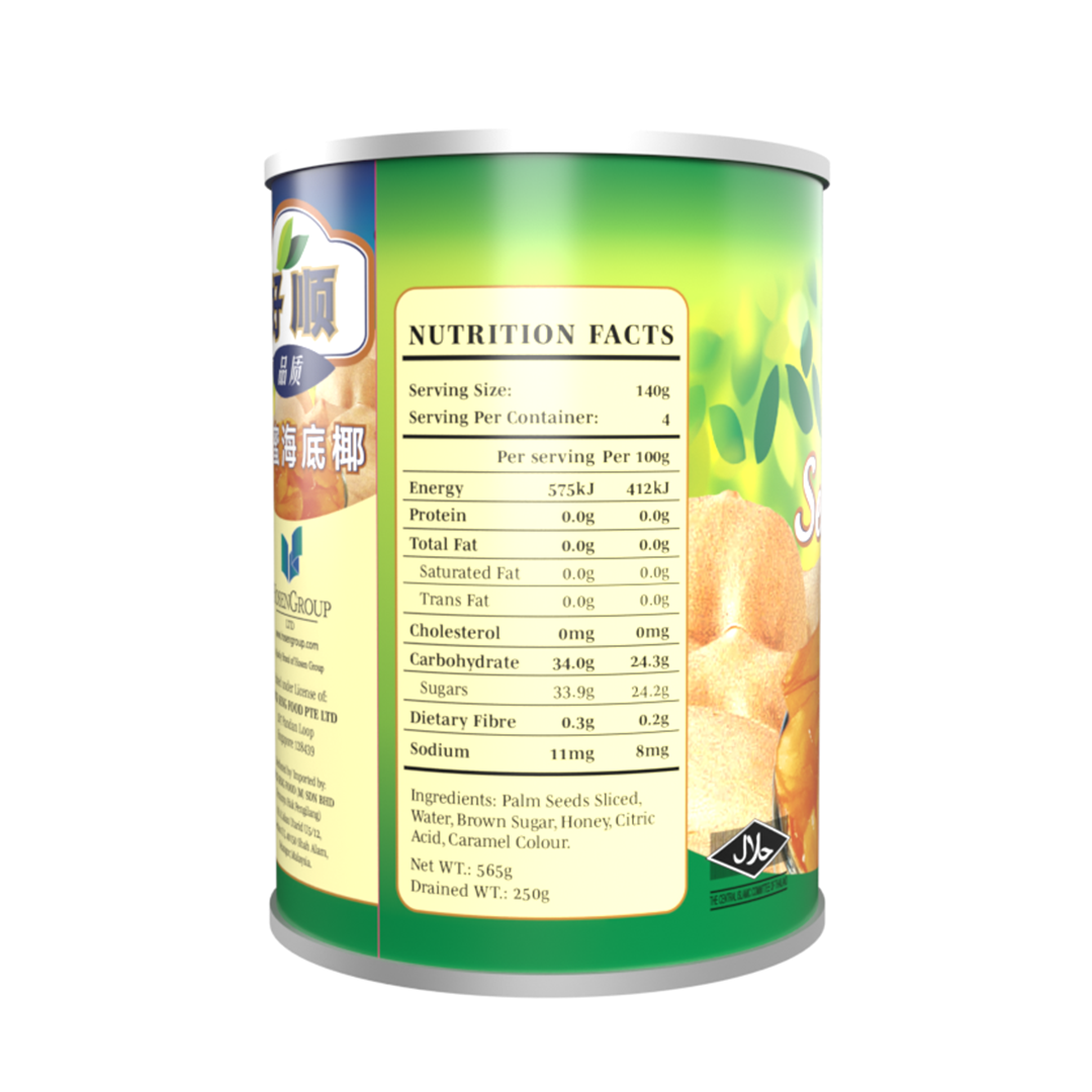 Hosen Honey Sea Coconut in Syrup 565g