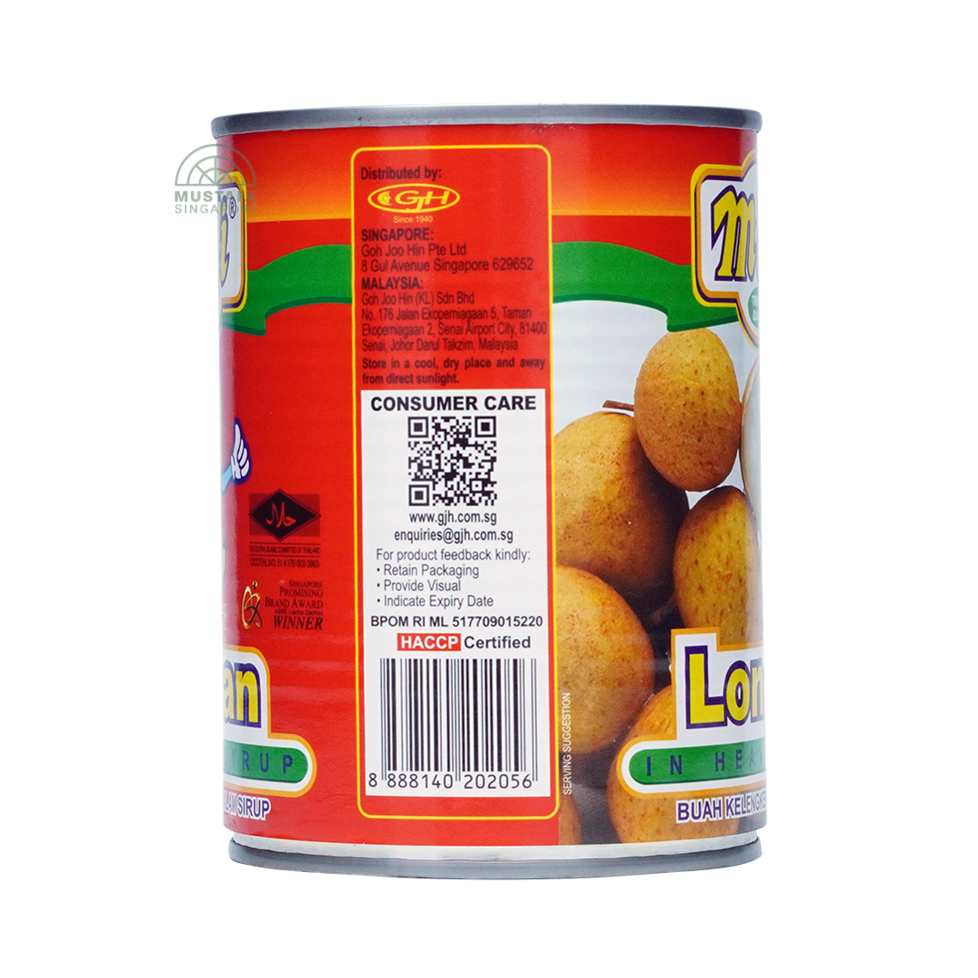 Mili Longan in Heavy Syrup 565g