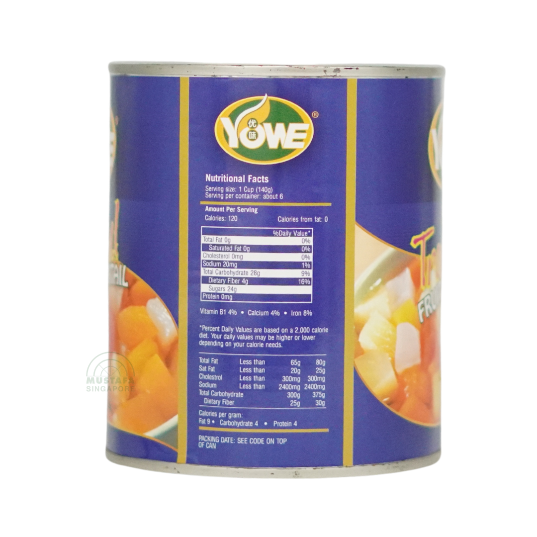 Yowe Tropical Fruit Cocktail 850g