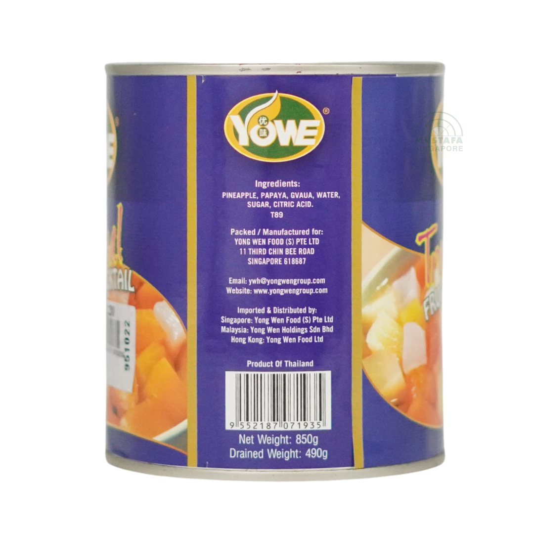 Yowe Tropical Fruit Cocktail 850g