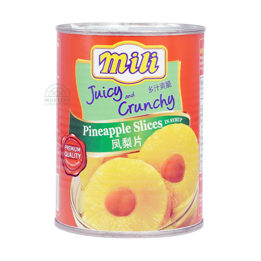 Mili Juicy and Crunchy Pineapple Slices in Syrup 565g