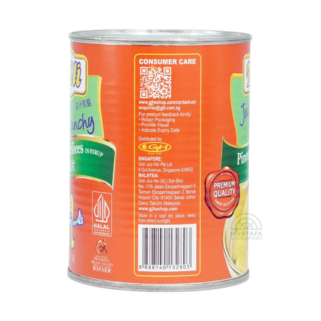 Mili Juicy and Crunchy Pineapple Slices in Syrup 565g
