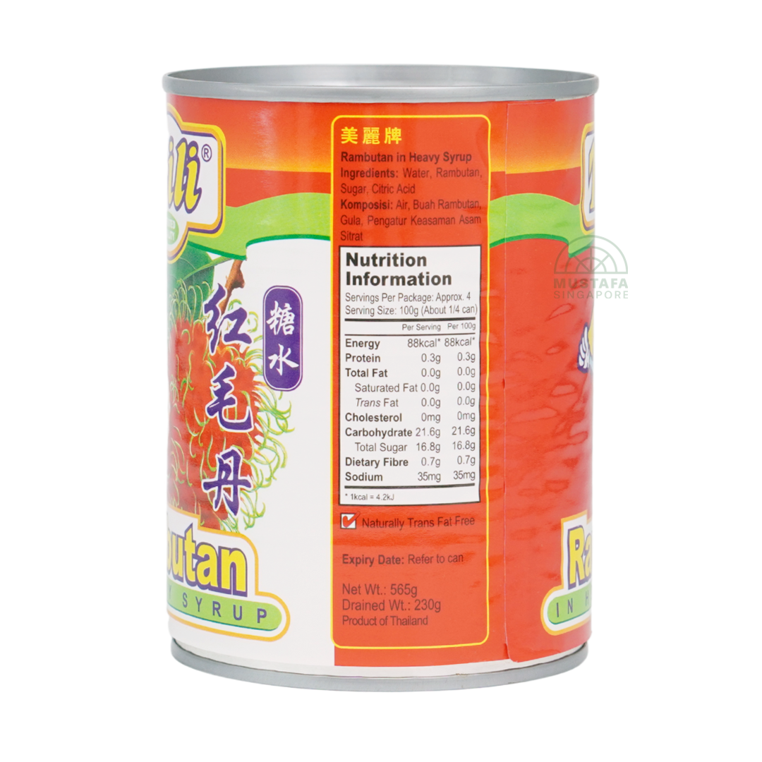 Mili Rambutan in Heavy Syrup 565g