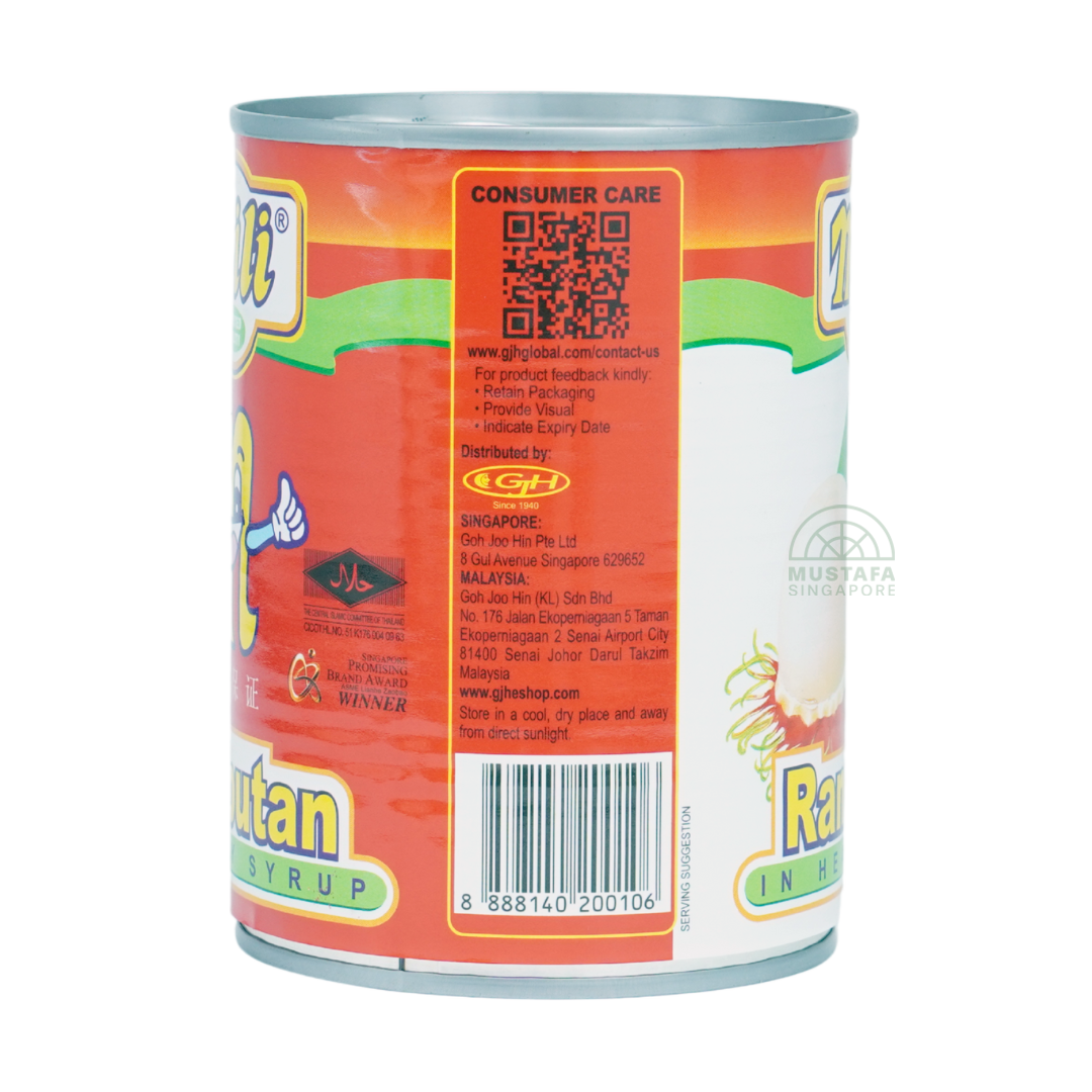 Mili Rambutan in Heavy Syrup 565g