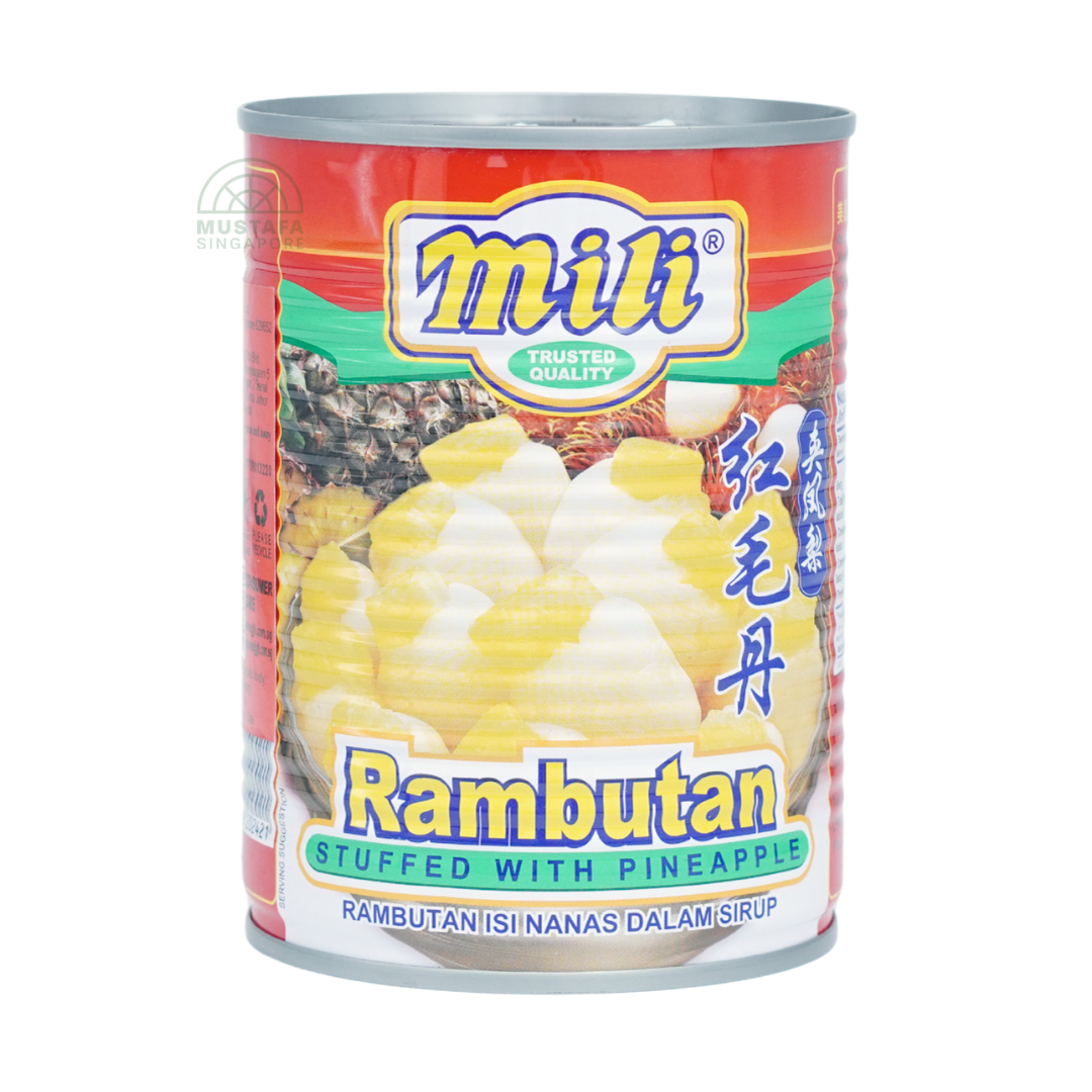 Mili Rambutan Stuffed with Pineapple 565g