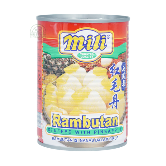 Mili Rambutan Stuffed with Pineapple 565g