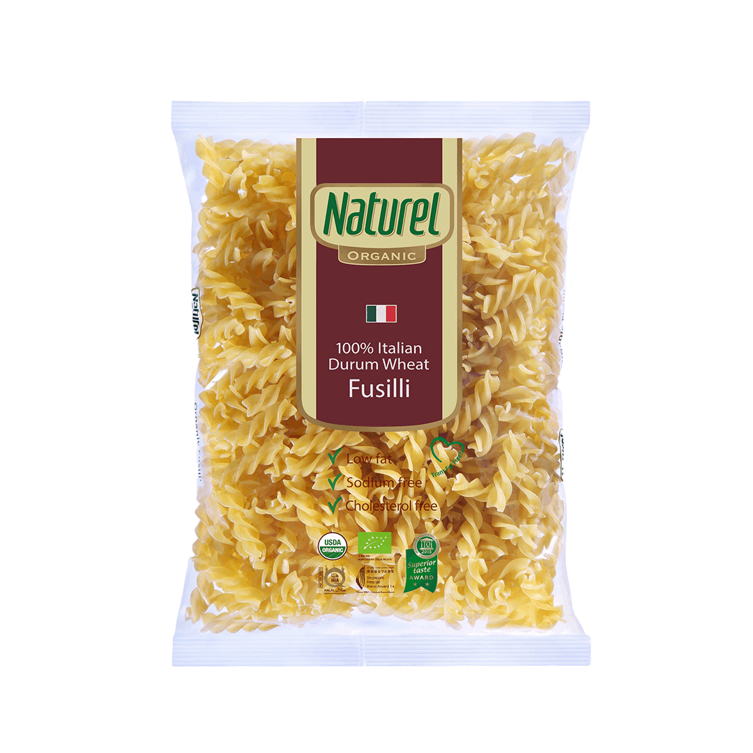 Naturel Organic Fusilli Pasta 500g