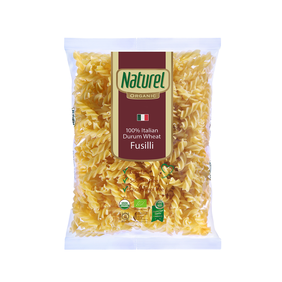Naturel Organic Fusilli Pasta 500g
