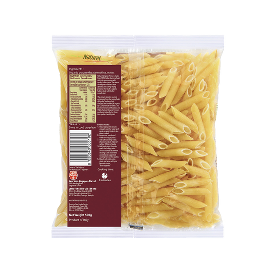 Naturel Organic Penne Pasta 500g