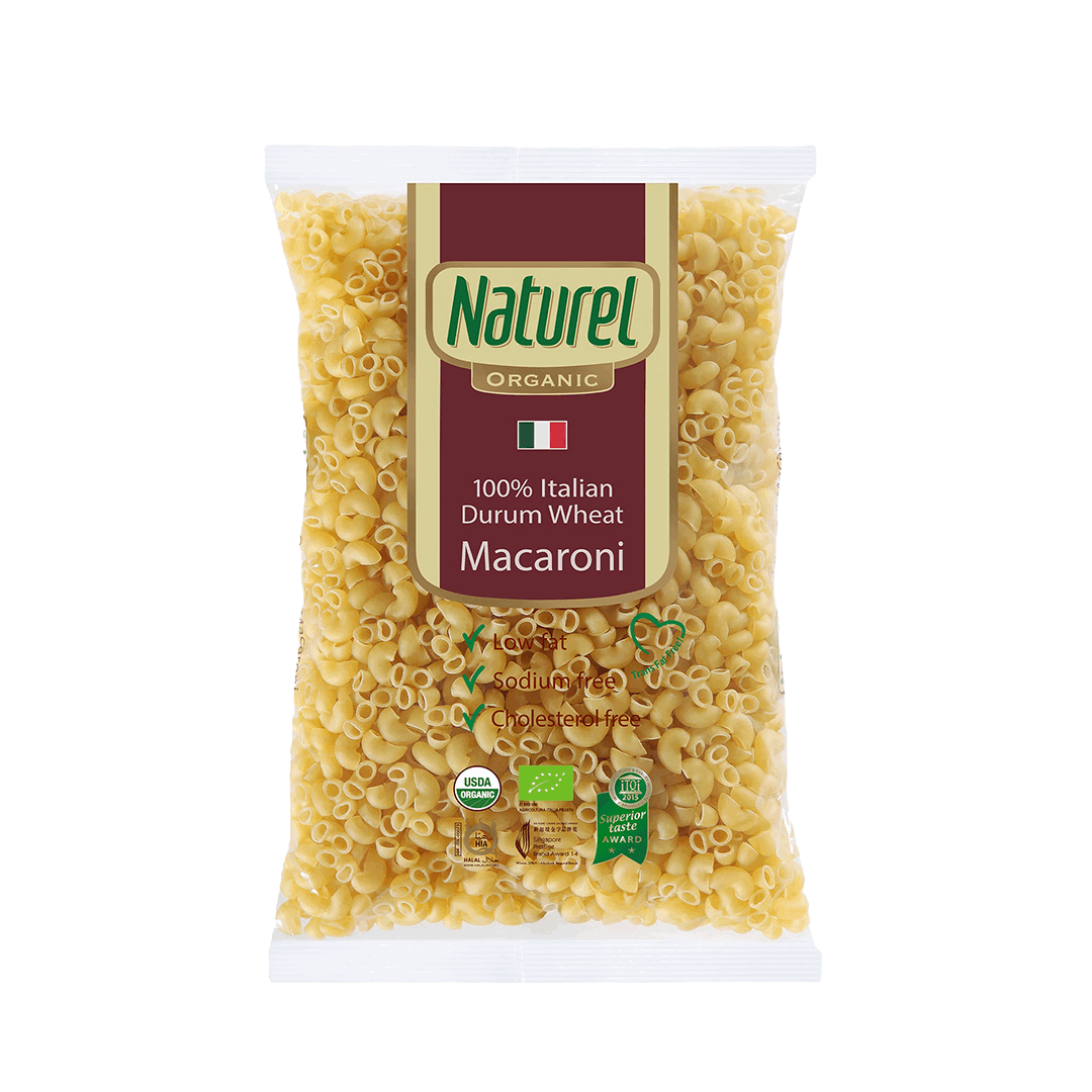 Naturel Organic Macaroni Pasta 500g