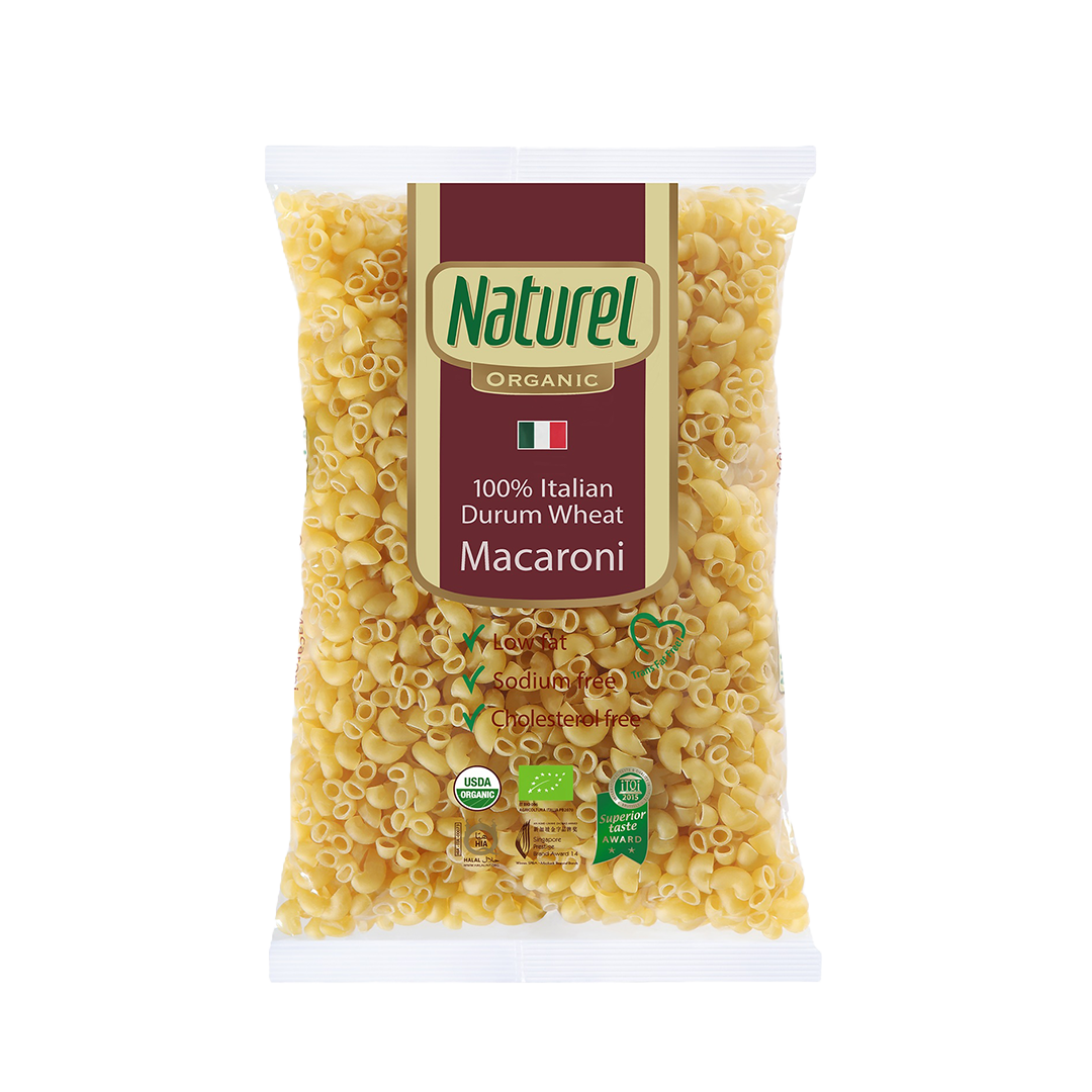 Naturel Organic Macaroni Pasta 500g