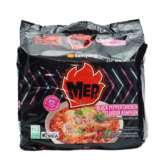 Samyang MEP Black Pepper Chicken Flavour Ramyeon 80g x 5s