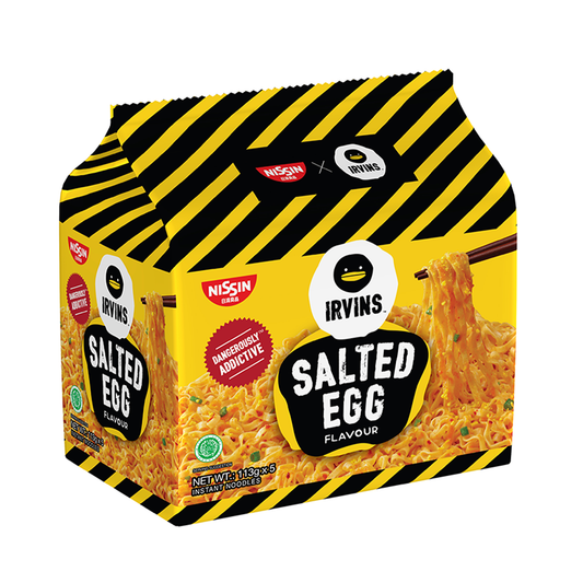 Nissin x Irvins Salted Egg Flavour Instant Noodles 113g x 5s