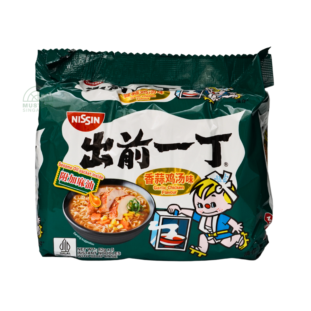 Nissin Garlic Chicken Flavour 82g x 5