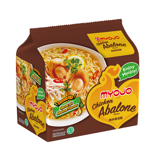 Myojo Chicken Abalone Flavour Instant Noodles 80g x 5s