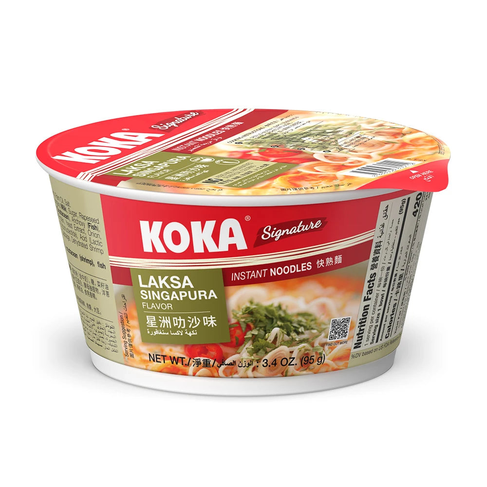 Koka Signature Laksa Singapura Bowl Noodles 95g