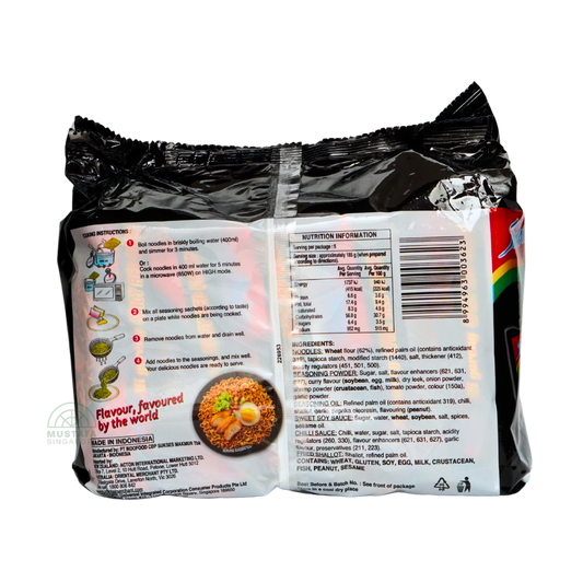 Indomie Spicy Red Curry Flavor 90g x 5