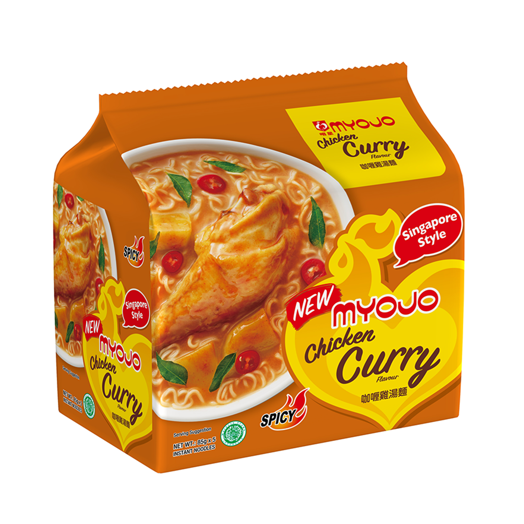 Myojo Chicken Curry Flavour Instant Noodles 85g x 5s
