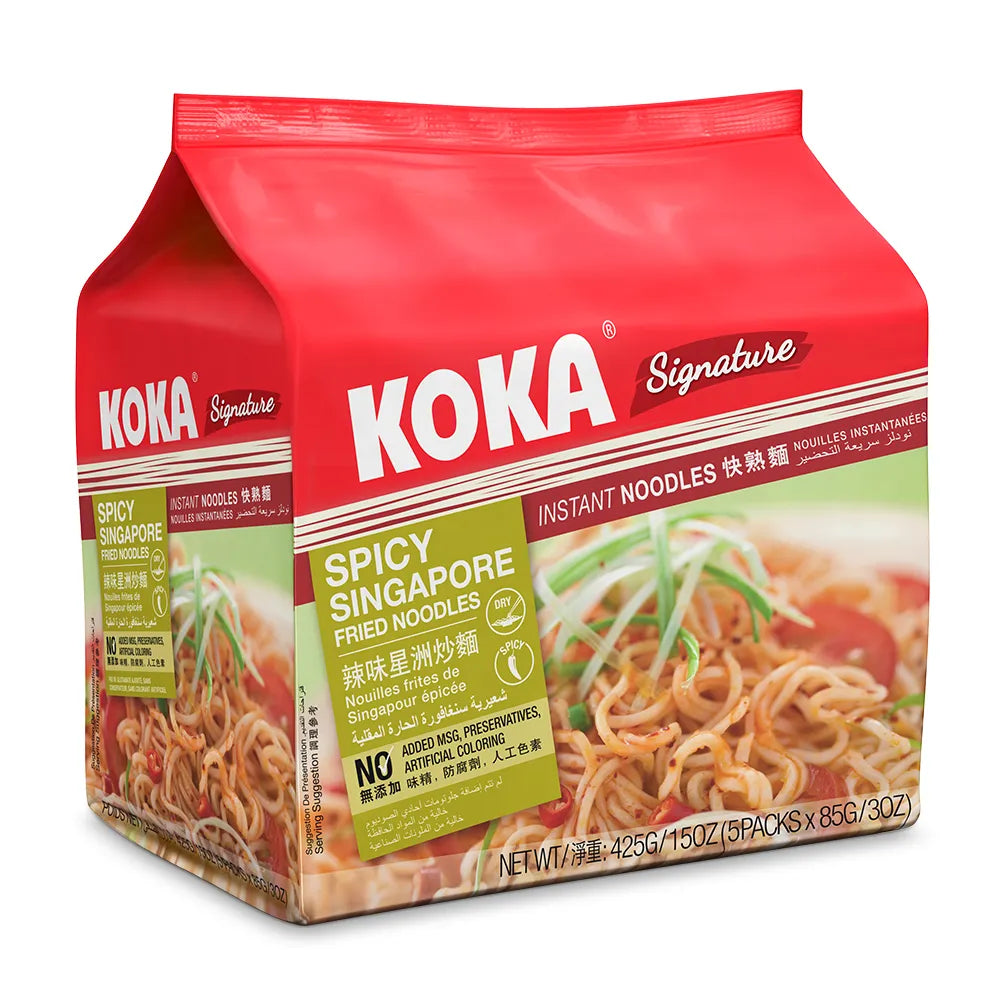 Koka Signature Spicy Singapore Fried Instant Noodles 85g x 5s