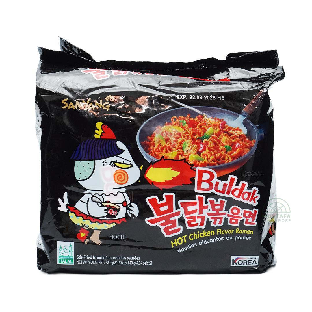 Samyang Buldak Hot Chicken Flavour Ramen 140g x 5s