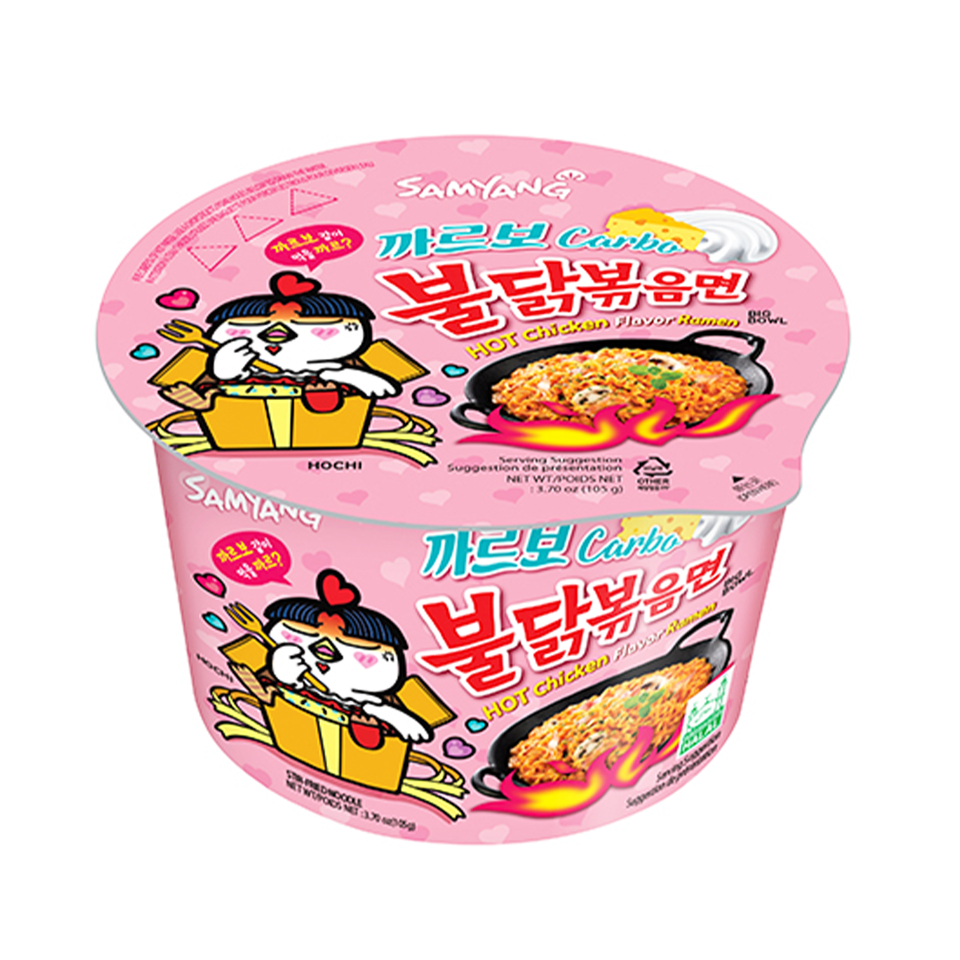 Samyang Buldak Carbonara Hot Chicken Flavour Ramen 105g