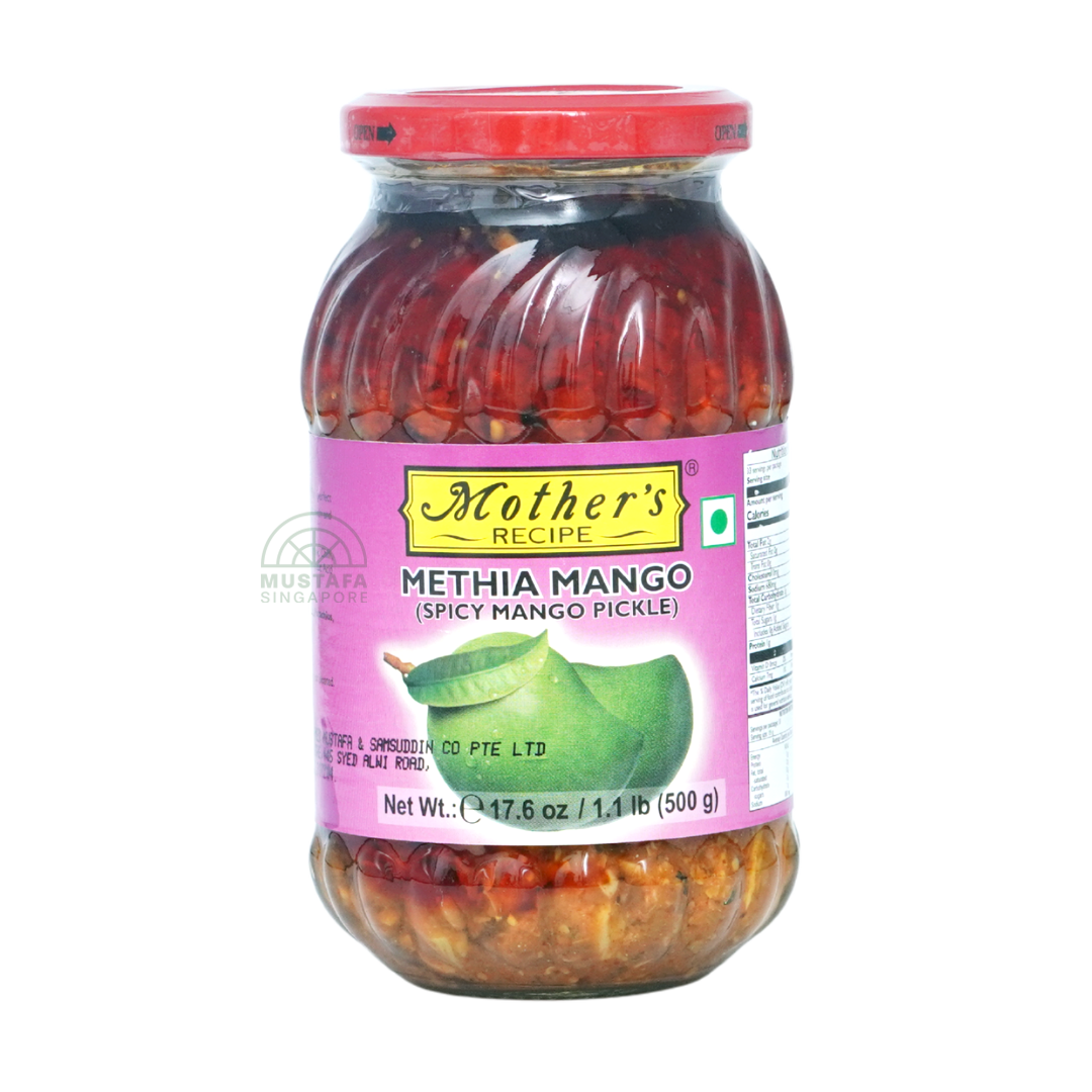 Mother's Recipe Methia Mango (Spicy Mango Pickle) 500g
