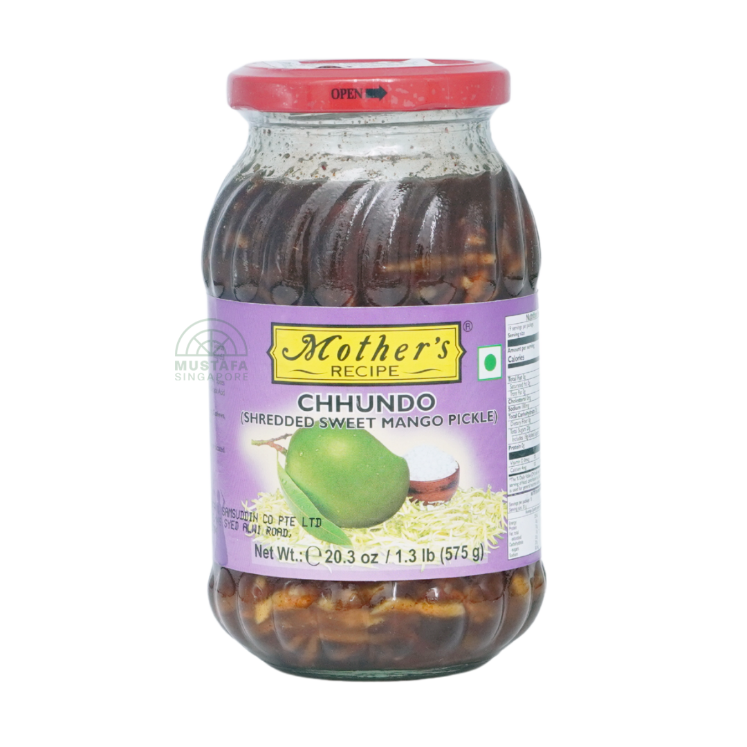 Mother's Recipe Chhundo (Shredded Sweet Mango Pickle) 575g