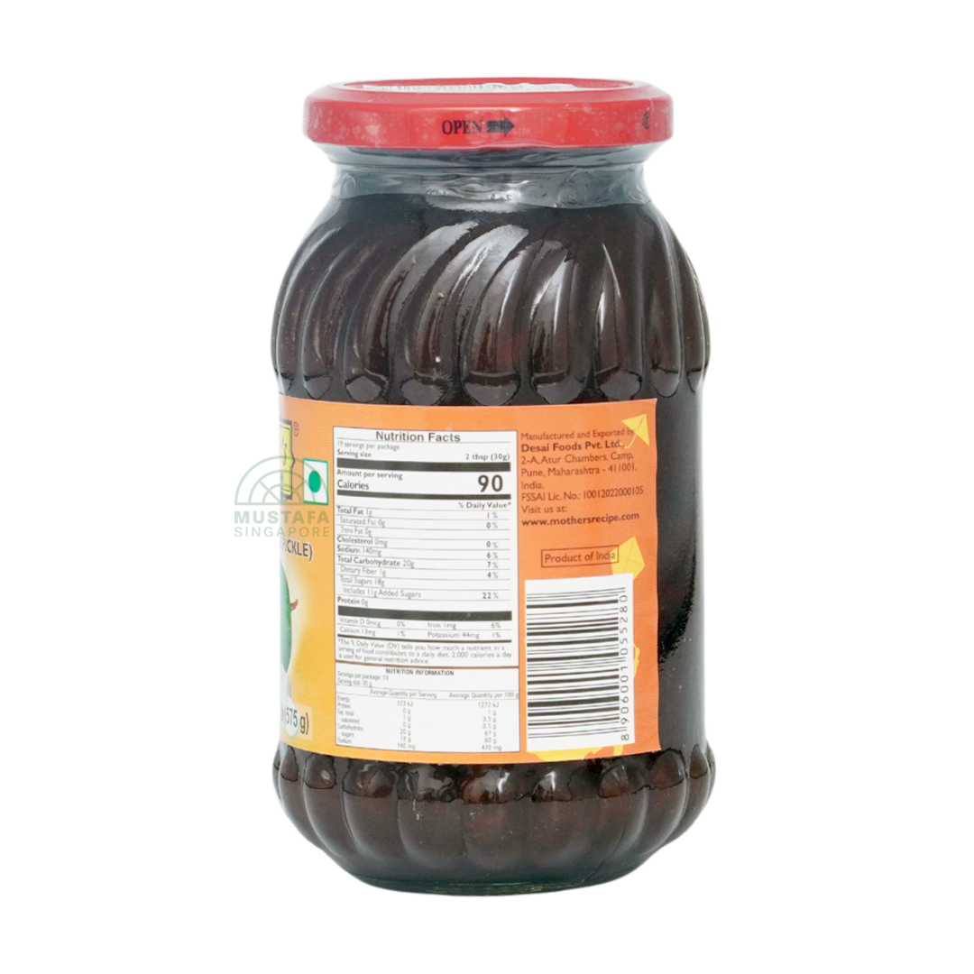 Mother's Recipe Gor-Keri (Sweet & Spicy Mango Pickle) 575g